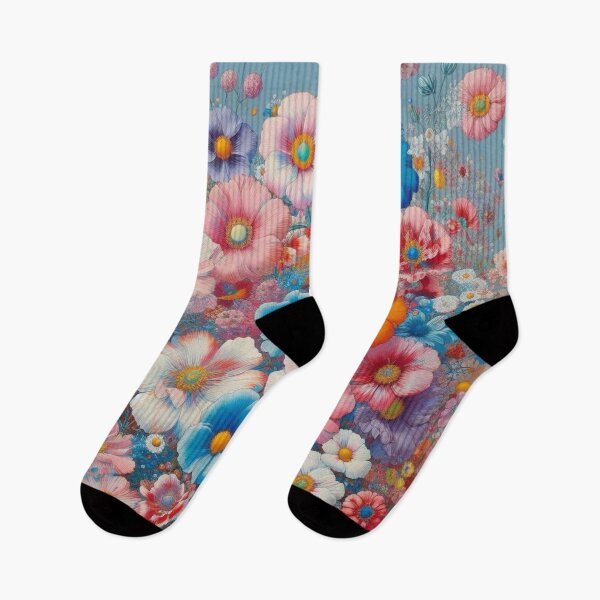 Item preview, Flowers, botanical, spring, floral pattern, cottagecore, japanese pop art designed and sold by Sugar Wisdom .