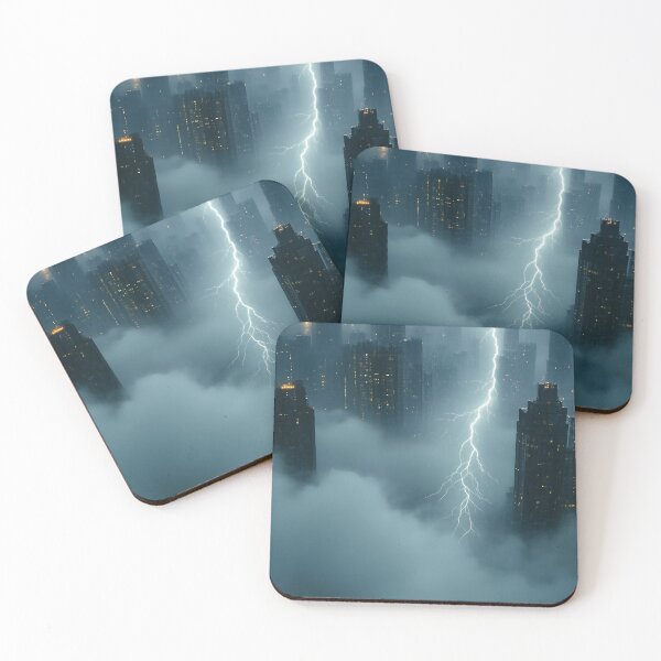 Item preview, Labyrinth Of Shadows Under Lightning's Roar designed and sold by PanoramaPrints.
