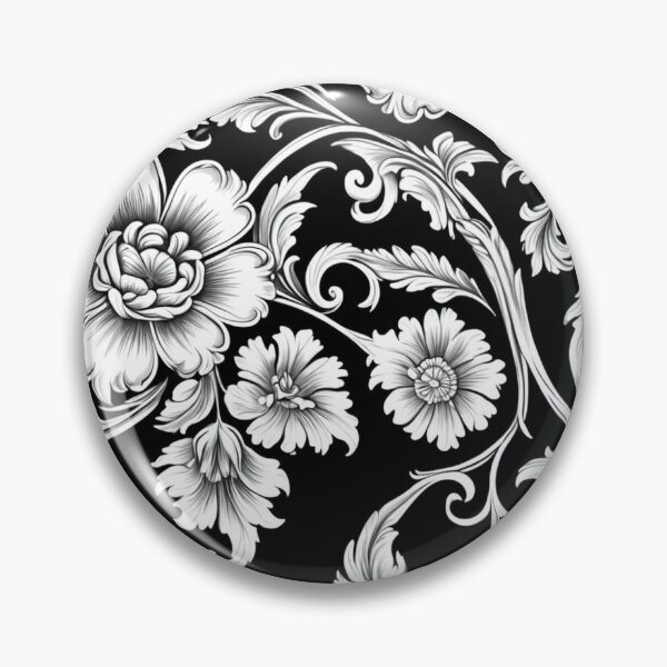 Item preview, Stylized flowers in baroque style designed and sold by Giuseppe Cammino.