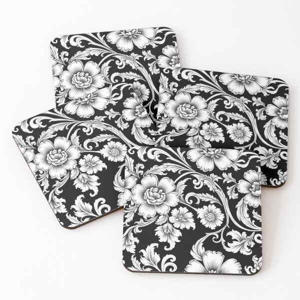 Item preview, Stylized flowers in baroque style designed and sold by Giuseppe Cammino.