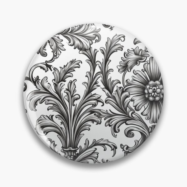 Item preview, Stylized flowers in baroque style designed and sold by Giuseppe Cammino.