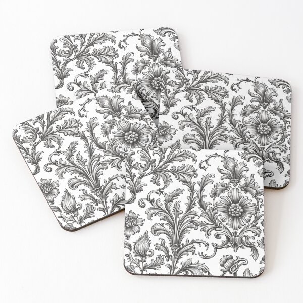 Item preview, Stylized flowers in baroque style designed and sold by Giuseppe Cammino.