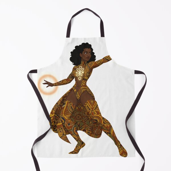 Item preview, Afro-Futuristic Superheroine | Dynamic African Warrior Art designed and sold by Collision19.
