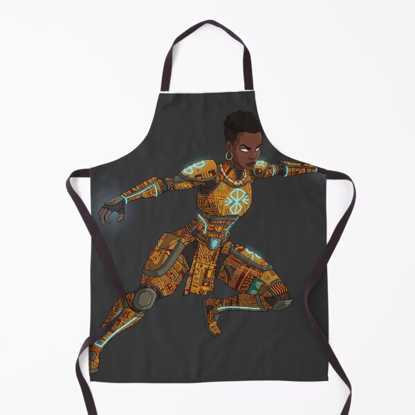 Item preview, Afro-Futuristic Superheroine | Dynamic African Warrior Art designed and sold by Collision19.