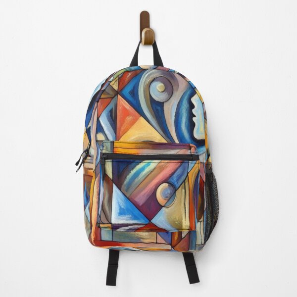 Item preview, "Cubist Minds & Watercolor Dreams: A Sideways Portrait in Artistic Style." designed and sold by FotoworldEdel.