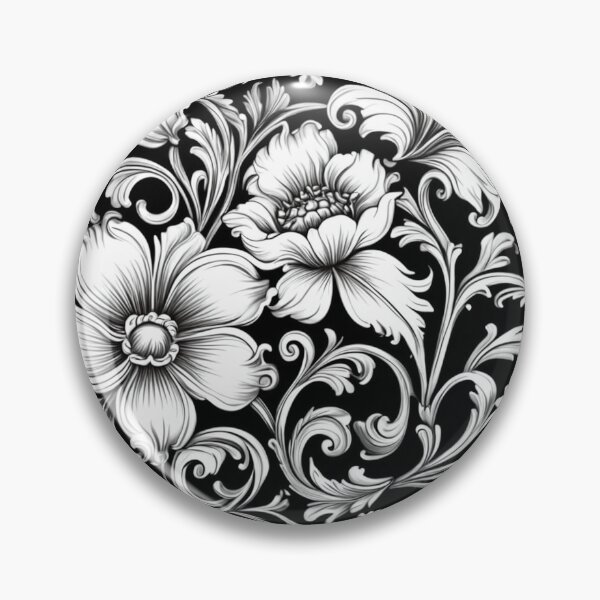 Item preview, Stylized flowers in baroque style designed and sold by Giuseppe Cammino.