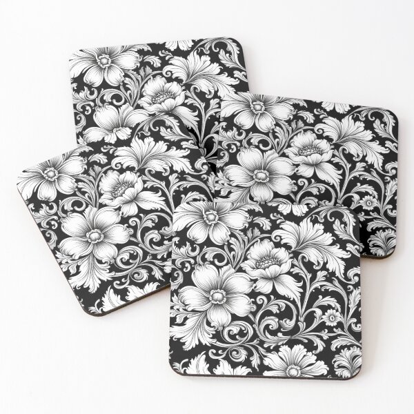 Item preview, Stylized flowers in baroque style designed and sold by Giuseppe Cammino.