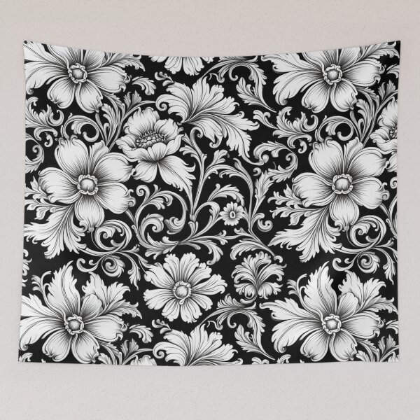 Item preview, Stylized flowers in baroque style designed and sold by Giuseppe Cammino.