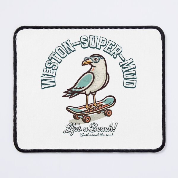 Item preview, Weston super Mud Life's a beach! Weston super Mare Seagull designed and sold by shufti.