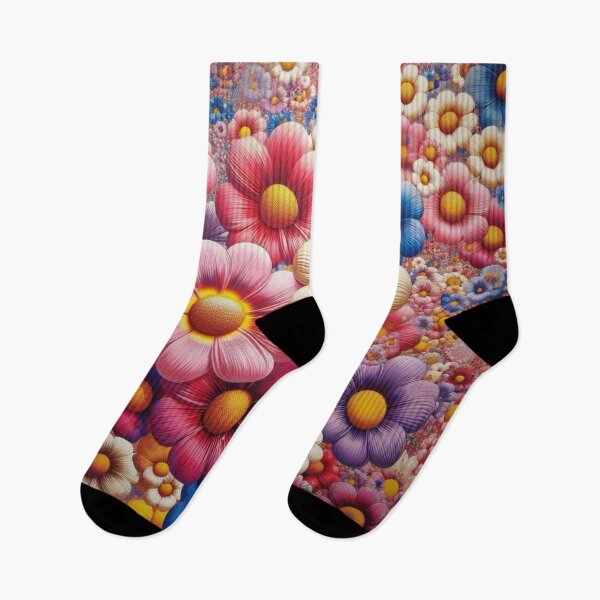 Item preview, Flowers, botanical, spring, floral pattern, cottagecore, japanese pop art designed and sold by Sugar Wisdom .