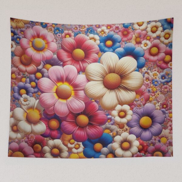 Item preview, Flowers, botanical, spring, floral pattern, cottagecore, japanese pop art designed and sold by Sugar Wisdom .