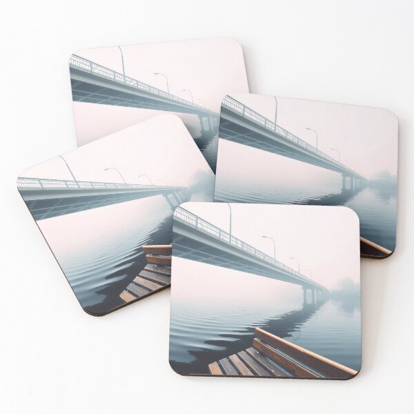 Item preview, Tranquilidad elegante en la niebla del amanecer designed and sold by PanoramaPrints.