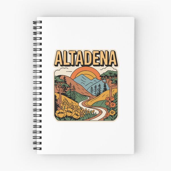 Item preview, Altadena - Vintage Nostalgic Retro Design designed and sold by skiprender.