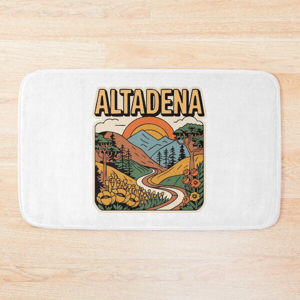 Item preview, Altadena - Vintage Nostalgic Retro Design designed and sold by skiprender.