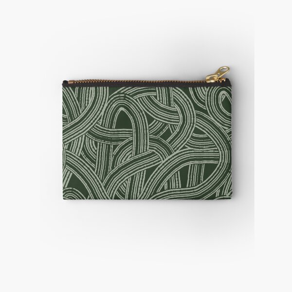 Item preview, Tangeld brush modern style print strokes Green tones designed and sold by trefail.