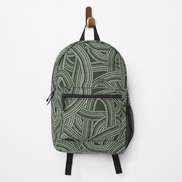 Item preview, Tangeld brush modern style print strokes Green tones designed and sold by trefail.