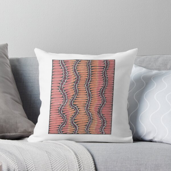 Artikelvorschau, Zendoodle-Kunstwerk in den Farben gebranntes Orange und Pflaume entworfen und verkauft von Brownies22.