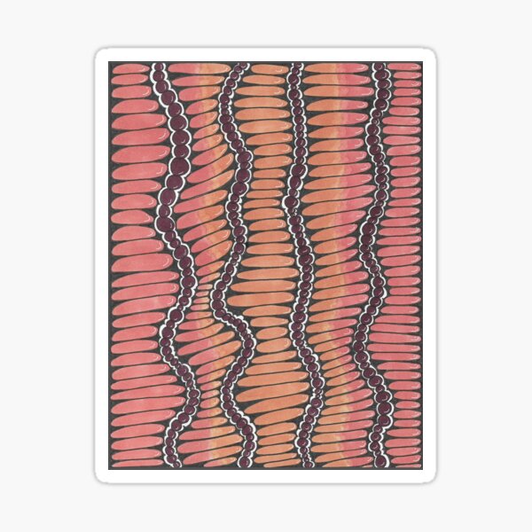 Item preview, Zendoodle artwork of burnt orange and plum colours designed and sold by Brownies22.