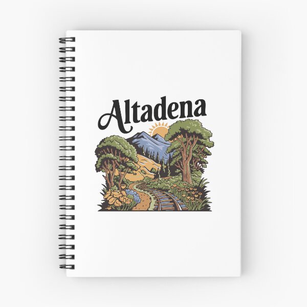 Item preview, Altadena - Vintage Nostalgic Retro Design designed and sold by skiprender.