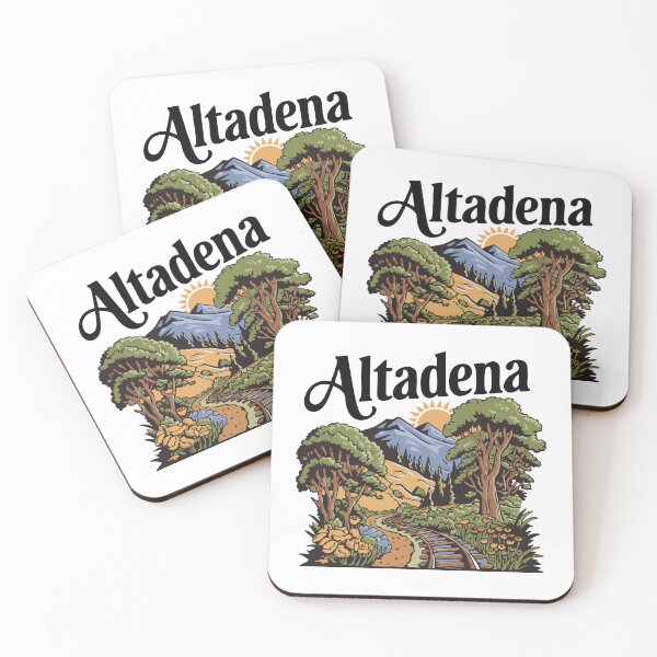 Item preview, Altadena - Vintage Nostalgic Retro Design designed and sold by skiprender.