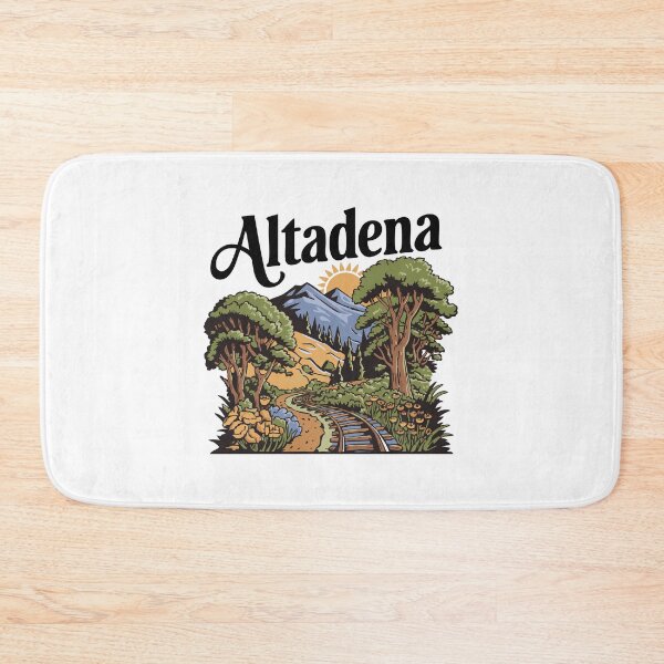 Item preview, Altadena - Vintage Nostalgic Retro Design designed and sold by skiprender.