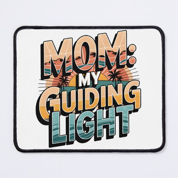 Item preview, Mom: My Guiding Light - Heartfelt Sunset Design" designed and sold by SalahuTheBoss.
