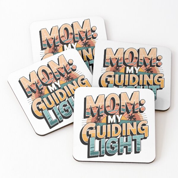 Item preview, Mom: My Guiding Light - Heartfelt Sunset Design" designed and sold by SalahuTheBoss.