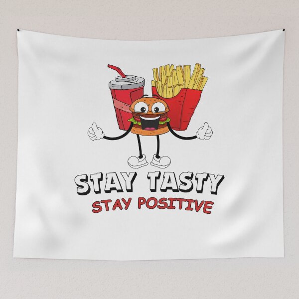 Item preview, Stay Tasty Stay Positive designed and sold by StomirDesign.