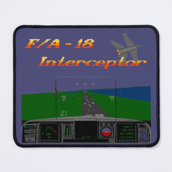 Item preview,  F/A-18 Interceptor Game designed and sold by Retr0Tshirts.