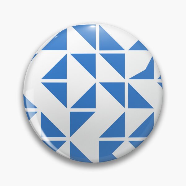 Item preview, Abstract Blue Triangle Geometric Pattern designed and sold by Studio of Shapes and Spectrum.