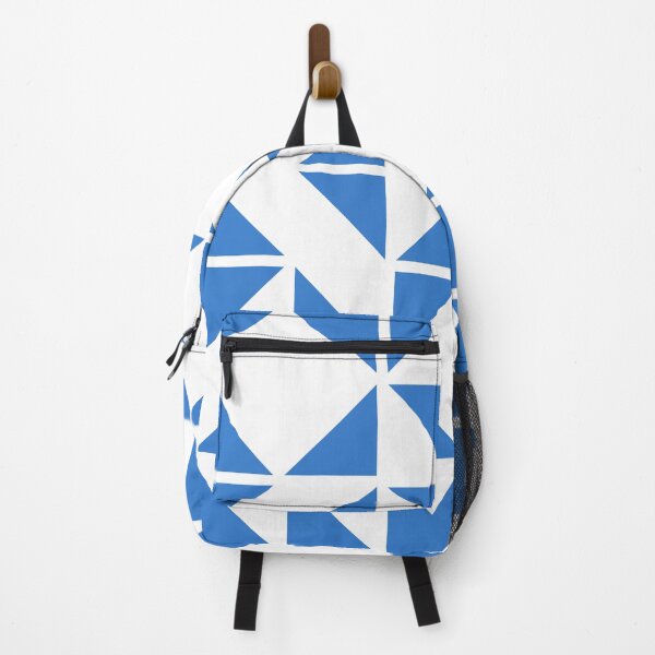 Item preview, Abstract Blue Triangle Geometric Pattern designed and sold by Studio of Shapes and Spectrum.