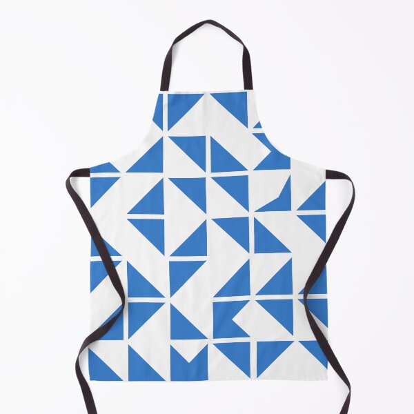 Item preview, Abstract Blue Triangle Geometric Pattern designed and sold by Studio of Shapes and Spectrum.