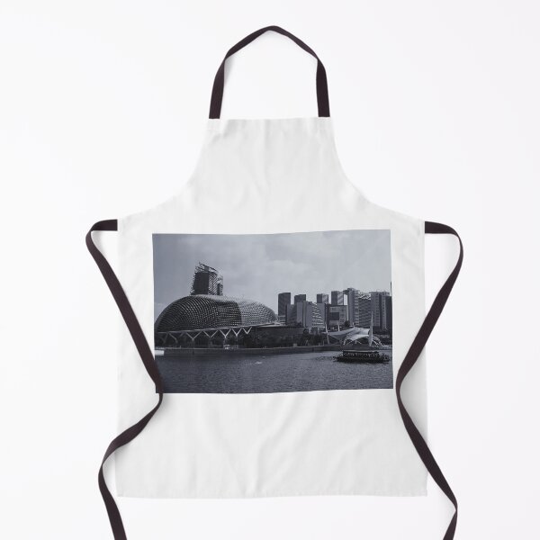 Item preview, Singapore river black and white photo esplanade designed and sold by holaitssher.