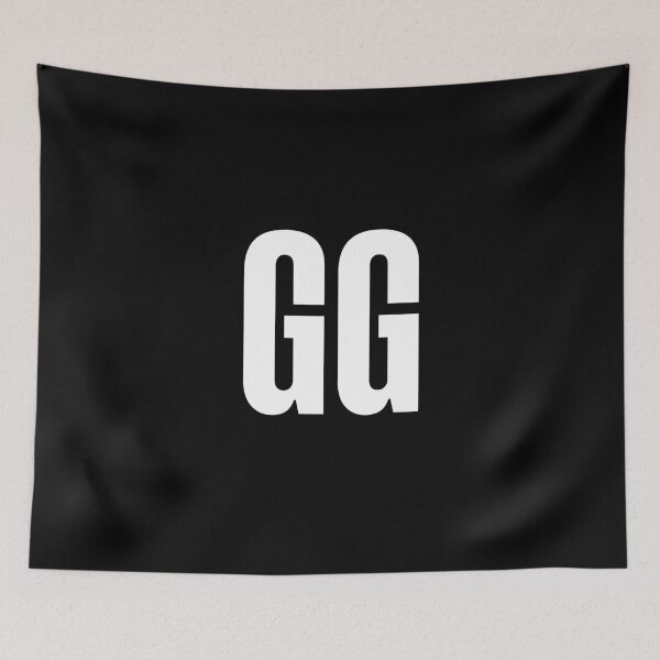 Item preview, GG, Good Game, Gen Z, Vocabulary, Typography, Sticker, Hoodie, T-Shirt, text-only design designed and sold by ShaykhUmer.