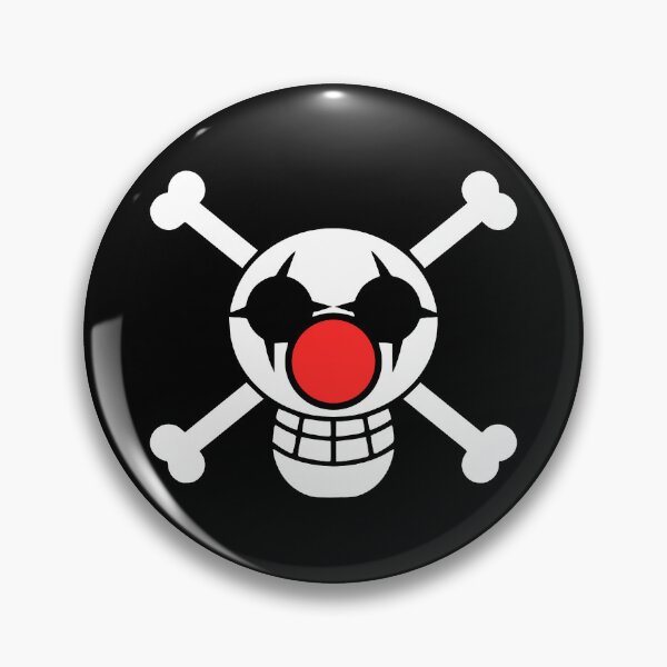 Item preview, Buggy the Star Clown Jolly Roger Pirate Symbol designed and sold by FriskySloths.