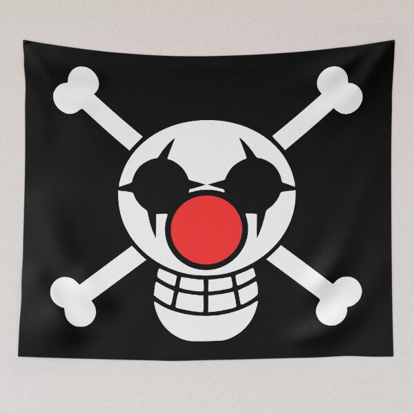 Item preview, Buggy the Star Clown Jolly Roger Pirate Symbol designed and sold by FriskySloths.