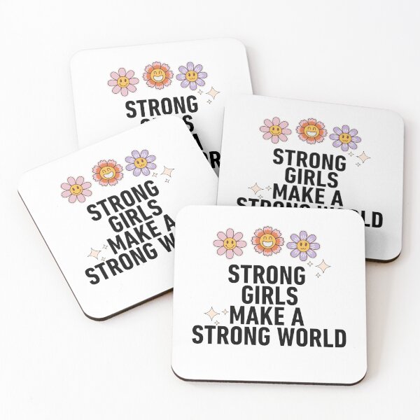 Item preview, Strong Girls make a Strong World designed and sold by IconMomo.