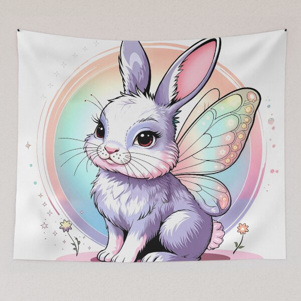 Item preview, Fairy Bunny Enchantment - Magical T-Shirt Artwork designed and sold by Blizoura.