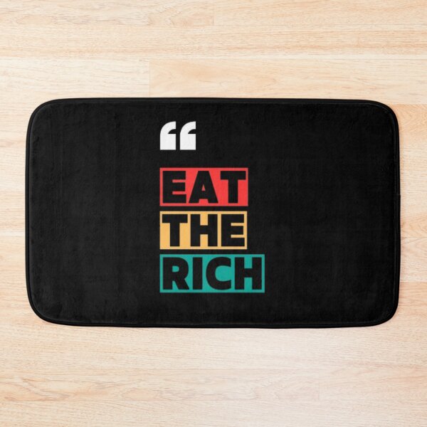 Item preview, Eat The Rich Colorful Anti Capitalism Typography designed and sold by Urbanmams.