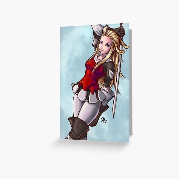 Edea Lee - Bravely Default Greeting Card for Sale by
