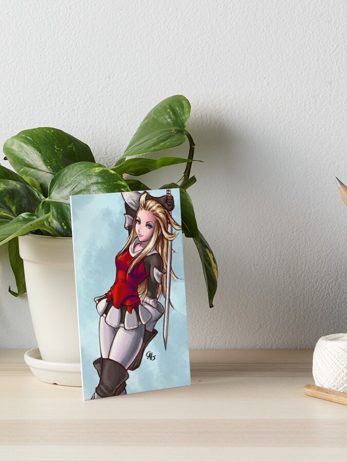 Edea Lee - Bravely Default Art Board Print for Sale by