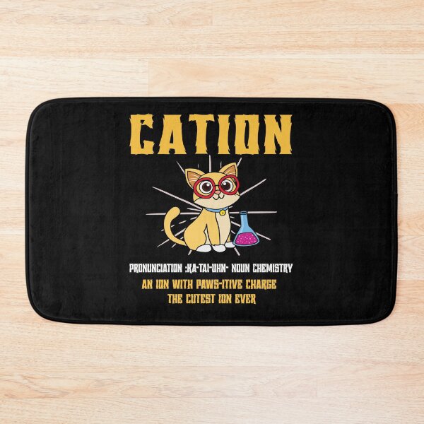Item preview, Cation Funny Chemistry Humor Science Teacher Cat Pun designed and sold by MizoX7.