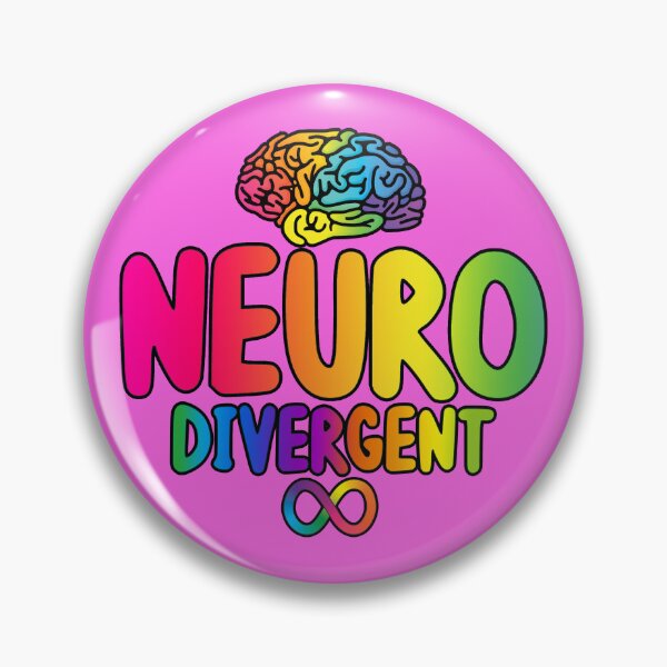 Item preview, Neurodivergent brain infinity designed and sold by DoodleBethShop.