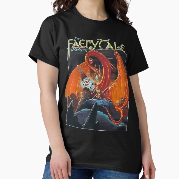 Vista previa del artículo con la obra «El juego de aventuras de cuentos de hadas HD», diseñado y vendido por Retr0Tshirts.