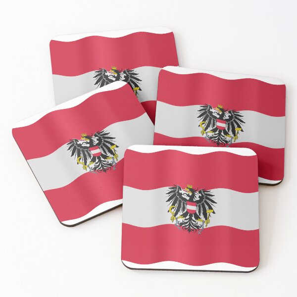 Item preview, Austrian flag designed and sold by funkyworm.