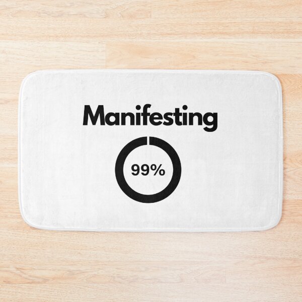 Item preview, Now manifesting spiritual motivational quote for positive people designed and sold by CameltStudio.