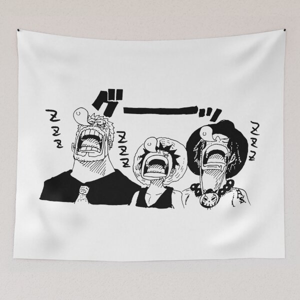 Item preview, Sleepy Garp. Luffy, and Ace designed and sold by FriskySloths.