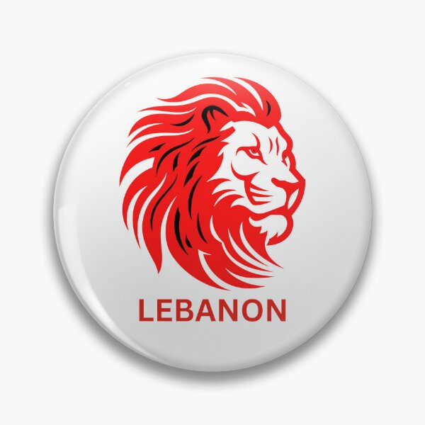 Item preview, Large Lions Head With The Word Lebanon designed and sold by armzysgm.