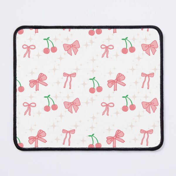 Item preview, Cute Pink Croquette Bow and Cherries designed and sold by CreatedbyKandJ.