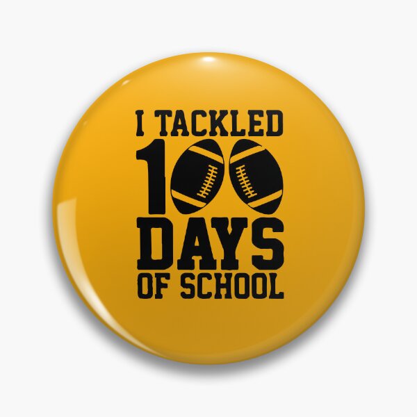 Item preview, I Tackled 100 Days Of School Football Dabbing designed and sold by DesignDenDo ⭐⭐⭐⭐⭐.